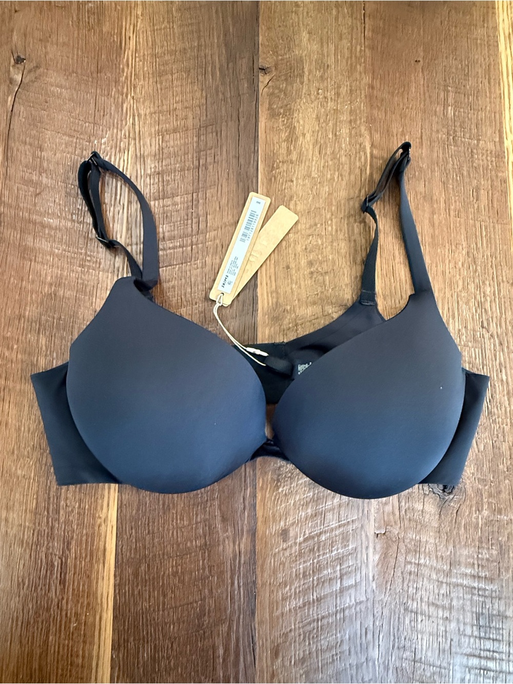 NWT SKIMS Ultimate Push Up Plunge Bra in Onyx - Sz 36C